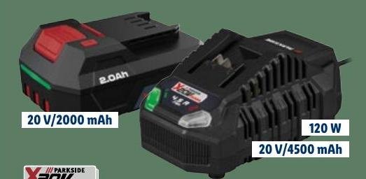 Parkside Батерия 20 V/2000 mAh в Лидл.