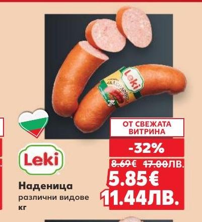 Различни видове наденица с богат вкус и аромат