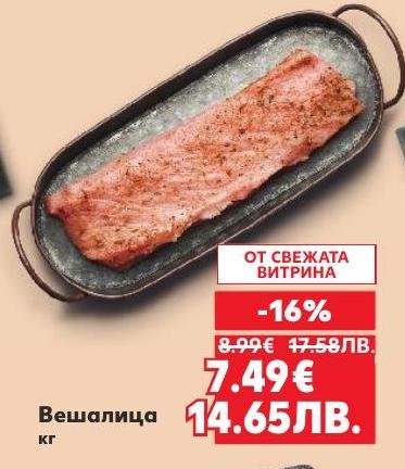 Вешалица с отстъпка от свежата витрина